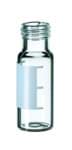 Show details for 1.5 ml clear short thread vial with label Picture of 1.5 ml clear short thread vial with label