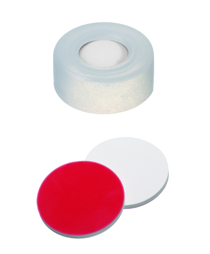 Obrázok výrobcu PE Snap Ring cap transparent 6 mm centre hole, hard version