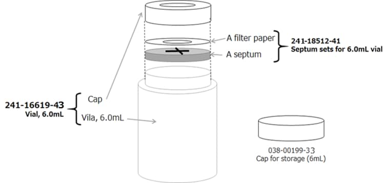 Obrázok výrobcu CLAM septum ; For vial 241-16619-43