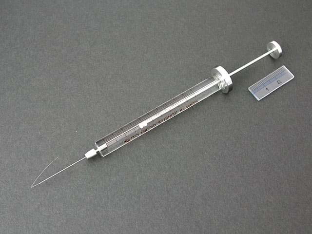 Obrázok výrobcu Syringe; 250 µl; gas tight; removable needle; 30 mm needle length