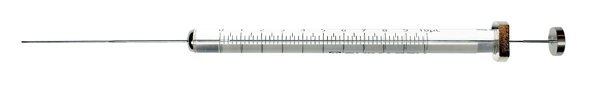 Obrázok výrobcu Syringe; 10 µl; fixed needle; 23-26G; 42 mm needle length; dome
