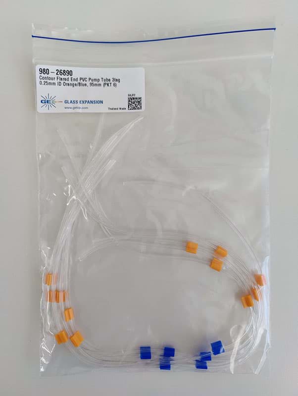 Obrázok výrobcu Pump Tube 0.25mmID Orange/Blue, 95mm 6pc
