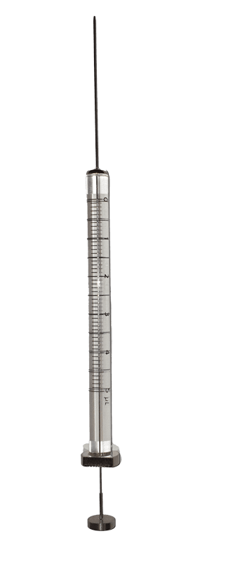 Obrázok výrobcu Syringe; 5 µl; fixed needle; 23G; 42 mm needle length; cone tip