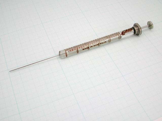 Obrázok výrobcu Syringe 250F-LC;250 µl;fixed needle;22G,51mm needle length;cone tip