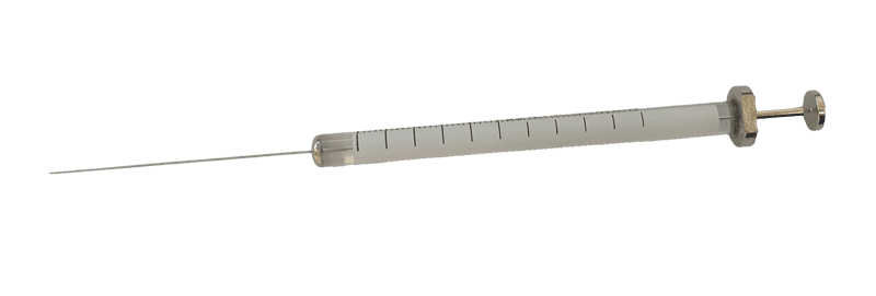 Obrázok výrobcu Syringe; 10 µl; fixed needle; 26G; 50 mm needle length; beveled tip