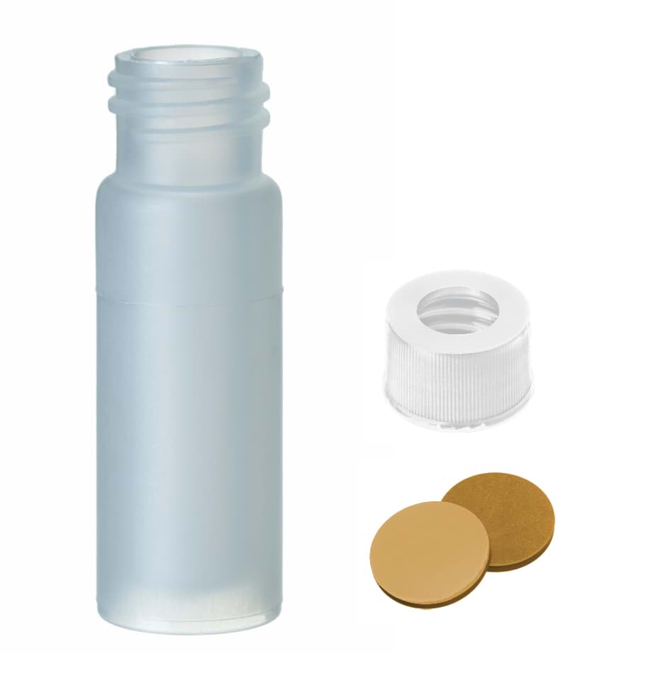 Obrázok výrobcu Kit with 4.0 ml PP screw neck vial with PP screw cap white and centre hole